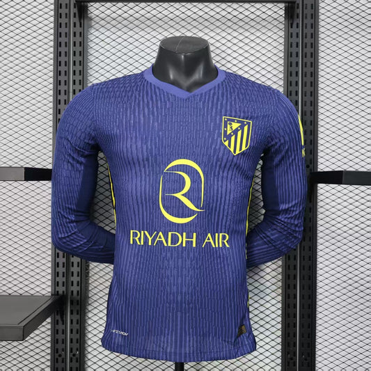 Atletico Madrid Long Sleeve Jersey 25/26 Player Version