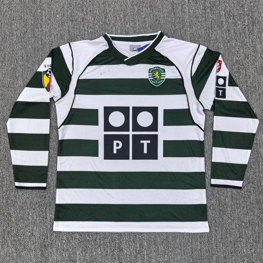 Maillot Sporting Retro Manches Longues 02/03