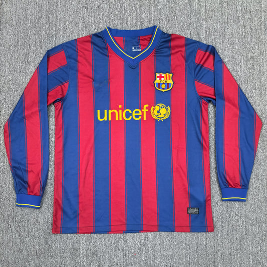 Maillot FC Barcelone Retro Manches Longues 09/10