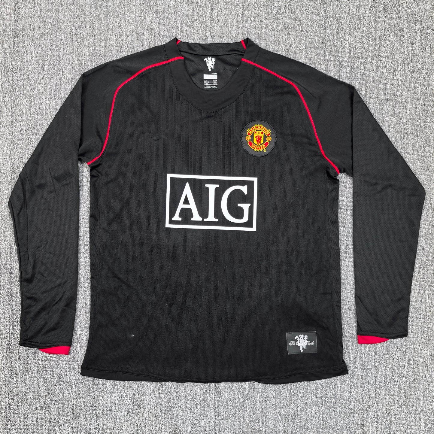 Maillot Manchester United Retro Manches Longues 07/08
