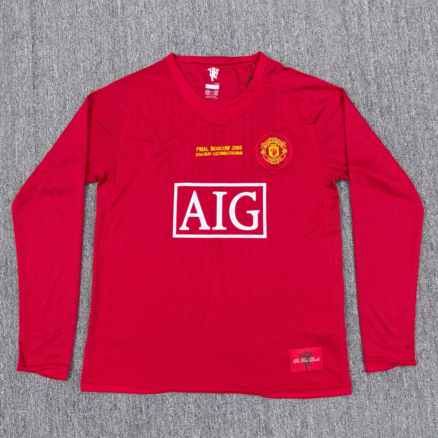 Maillot Manchester United Retro Manches Longues 07/08