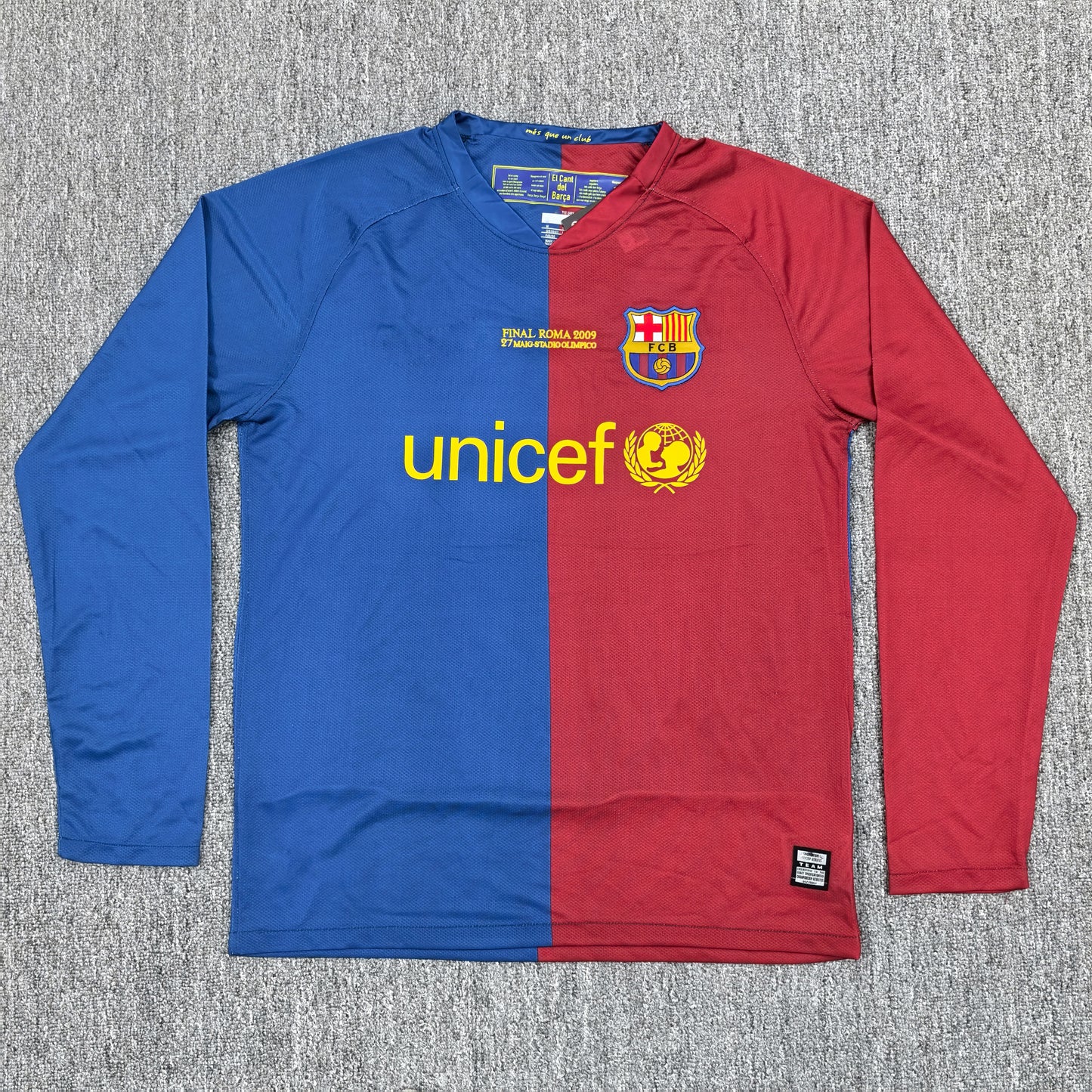 Maillot FC Barcelone Retro Manches Longues 08/09